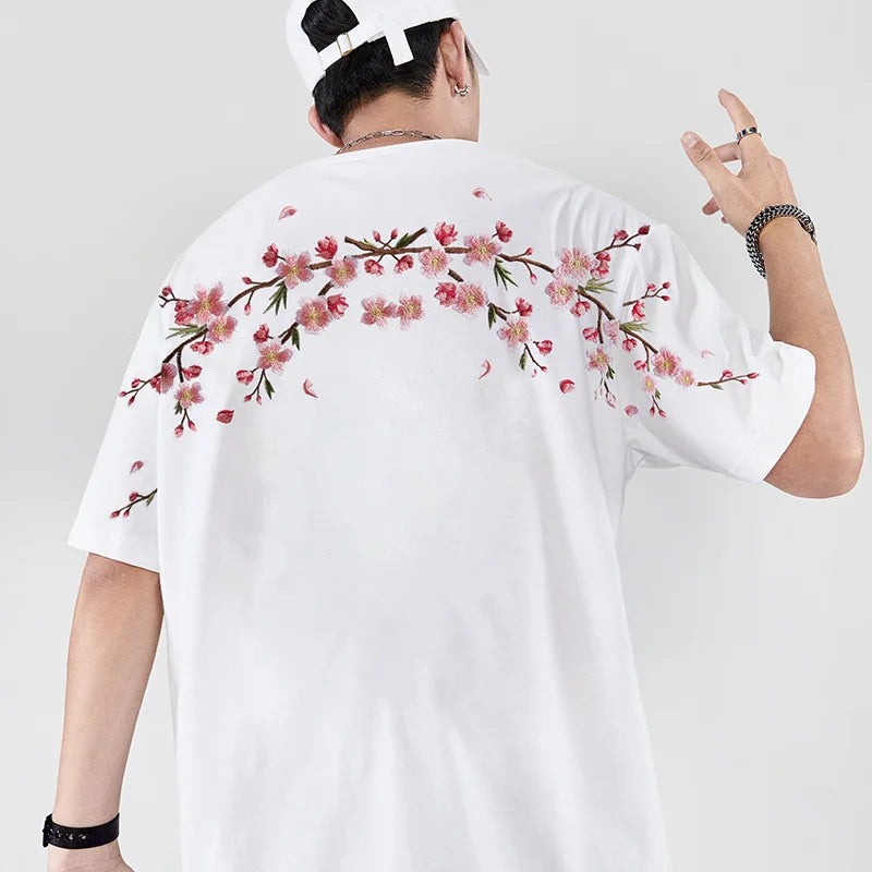 Hana Embroidered Oversized T Shirt