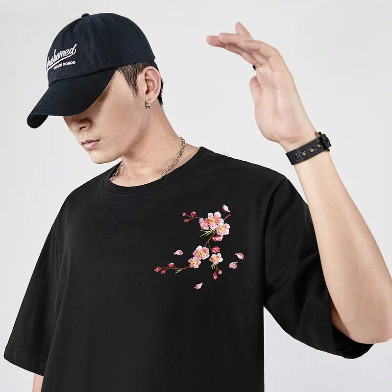 Hana Embroidered Oversized T Shirt