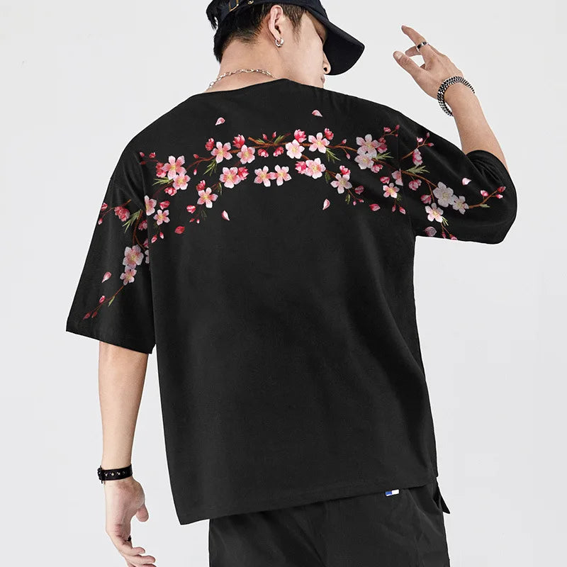 Hana Embroidered Oversized T Shirt